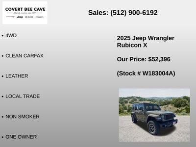 2025 Jeep Wrangler Rubicon X