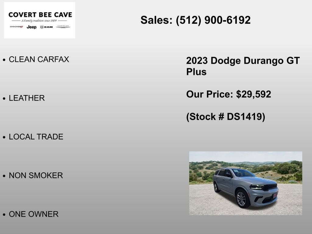 2023 Dodge Durango GT Plus