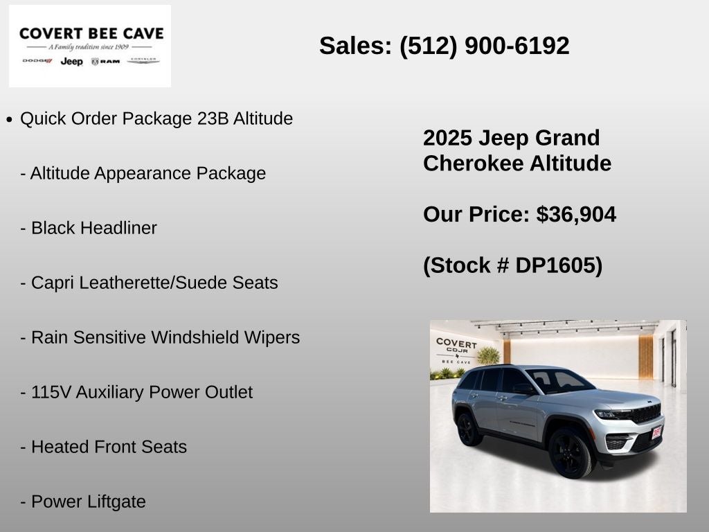 2025 Jeep Grand Cherokee Altitude