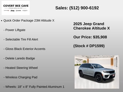 2025 Jeep Grand Cherokee Altitude X