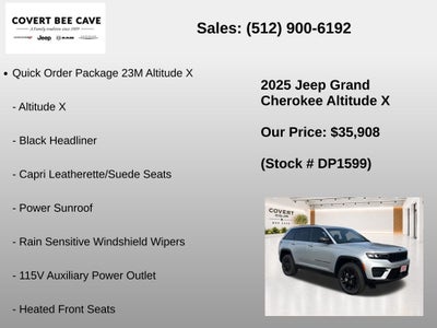 2025 Jeep Grand Cherokee Altitude X
