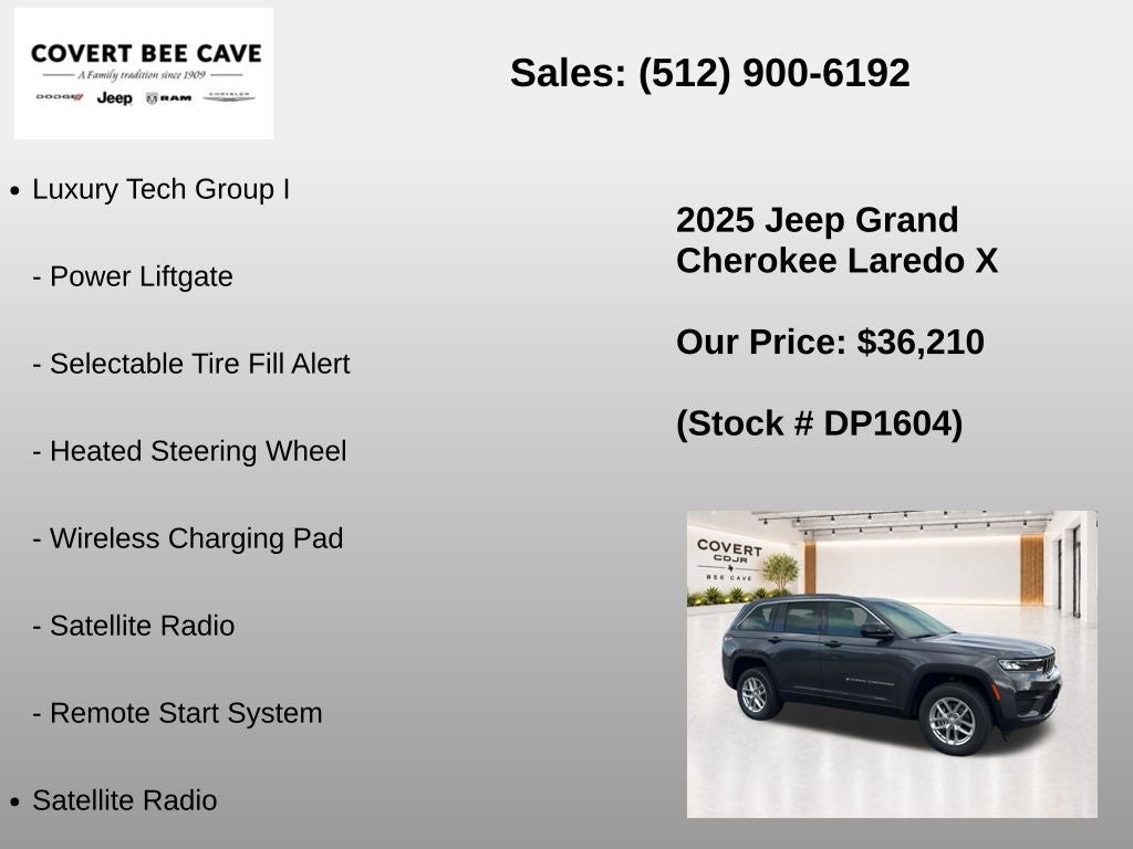 2025 Jeep Grand Cherokee Laredo X