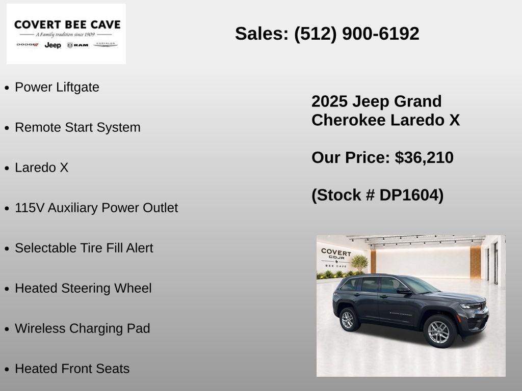 2025 Jeep Grand Cherokee Laredo X