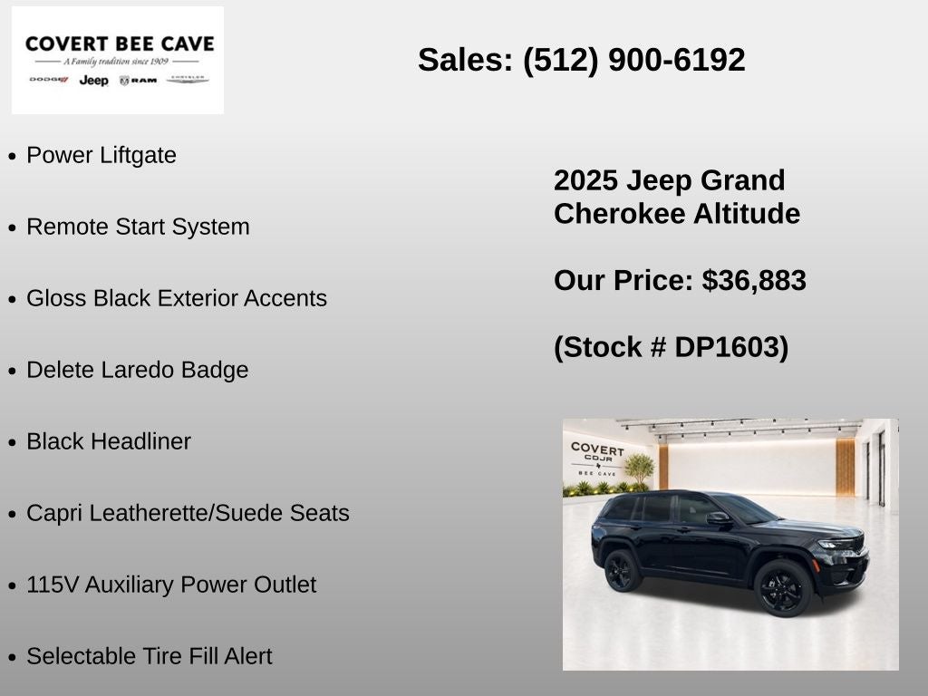 2025 Jeep Grand Cherokee Altitude