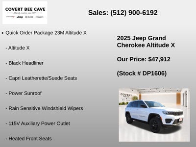 2025 Jeep Grand Cherokee Altitude X AEV