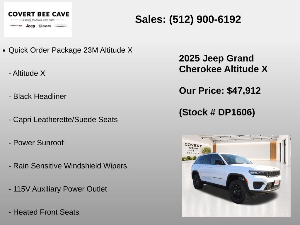 2025 Jeep Grand Cherokee Altitude X AEV