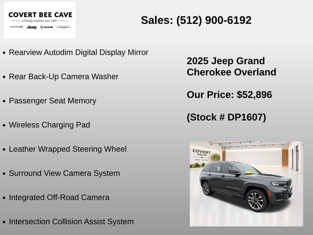 2025 Jeep Grand Cherokee Overland