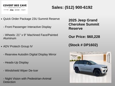 2025 Jeep Grand Cherokee Summit Reserve