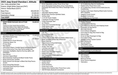 2023 Jeep Grand Cherokee L Altitude