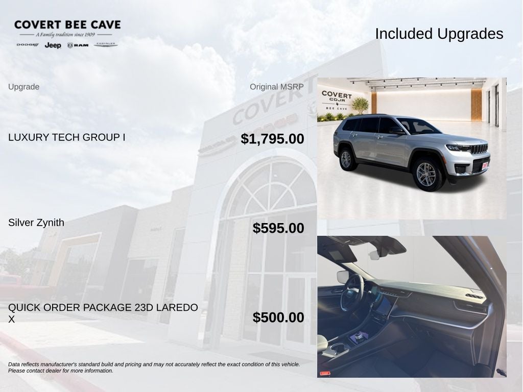 2025 Jeep Grand Cherokee L Laredo