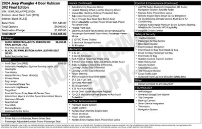 2024 Jeep Wrangler Rubicon 392
