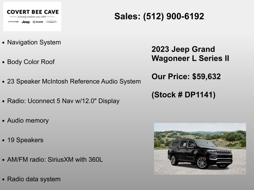 2023 Jeep Grand Wagoneer L Series II