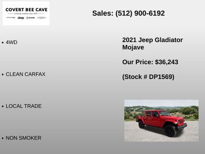 2021 Jeep Gladiator Mojave