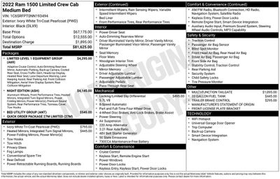 2022 RAM 1500 Limited