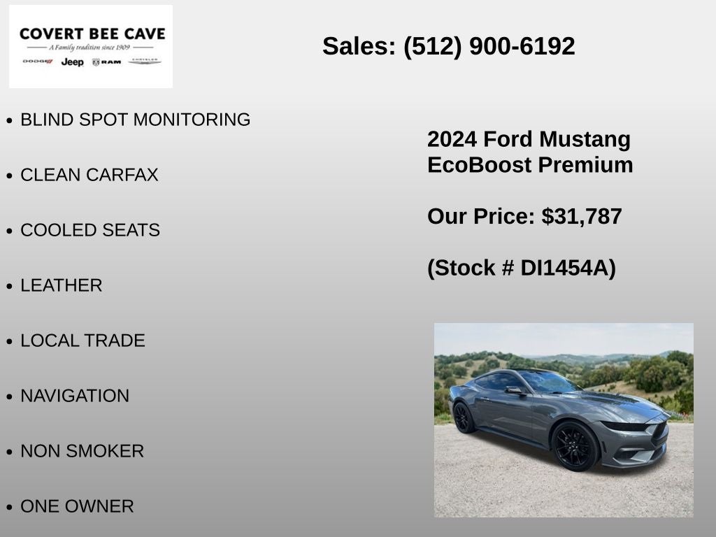 2024 Ford Mustang EcoBoost Premium