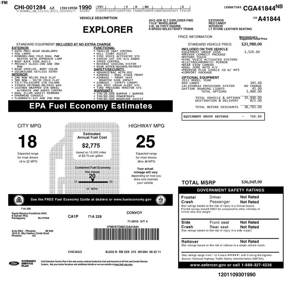 2012 Ford Explorer XLT