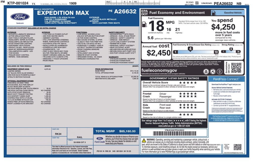 2023 Ford Expedition Max Limited