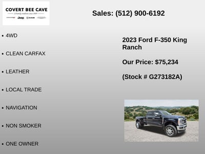 2023 Ford F-350SD King Ranch