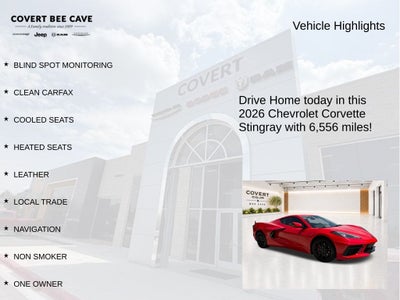 2026 Chevrolet Corvette Stingray 1LT