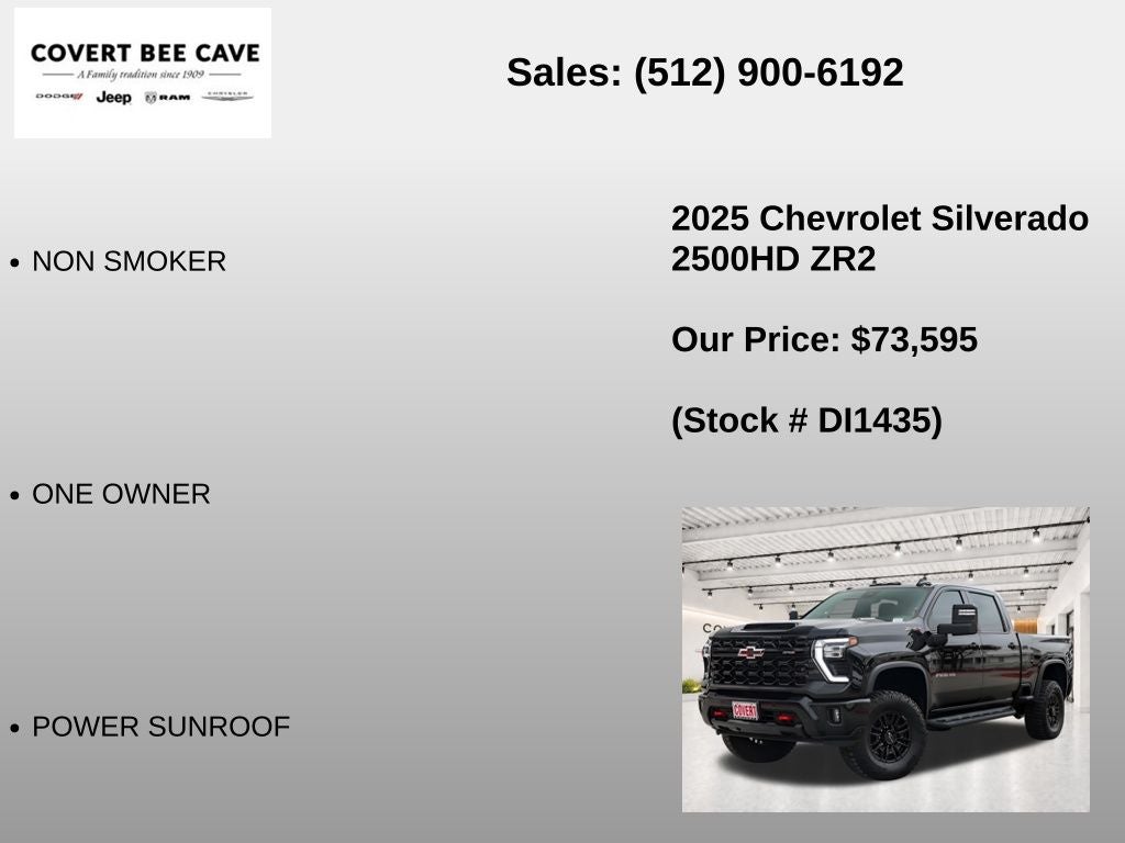 2025 Chevrolet Silverado 2500HD ZR2