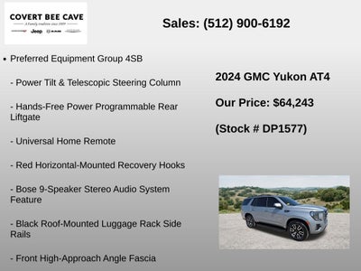 2024 GMC Yukon AT4
