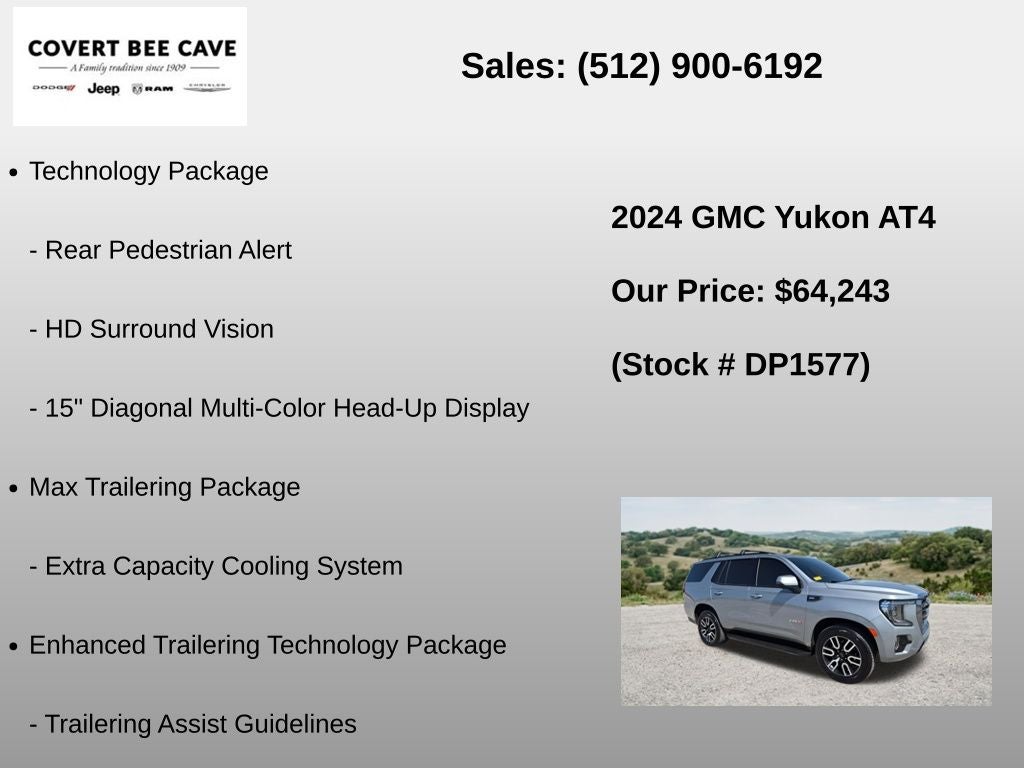 2024 GMC Yukon AT4