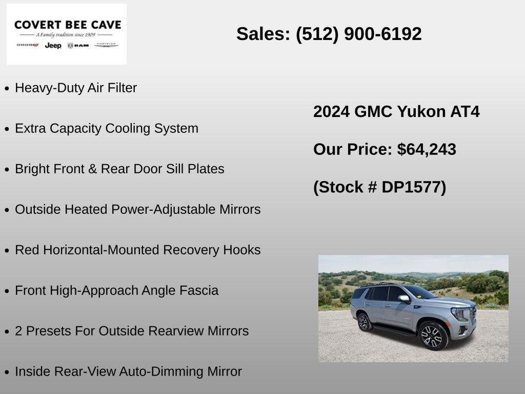 2024 GMC Yukon AT4