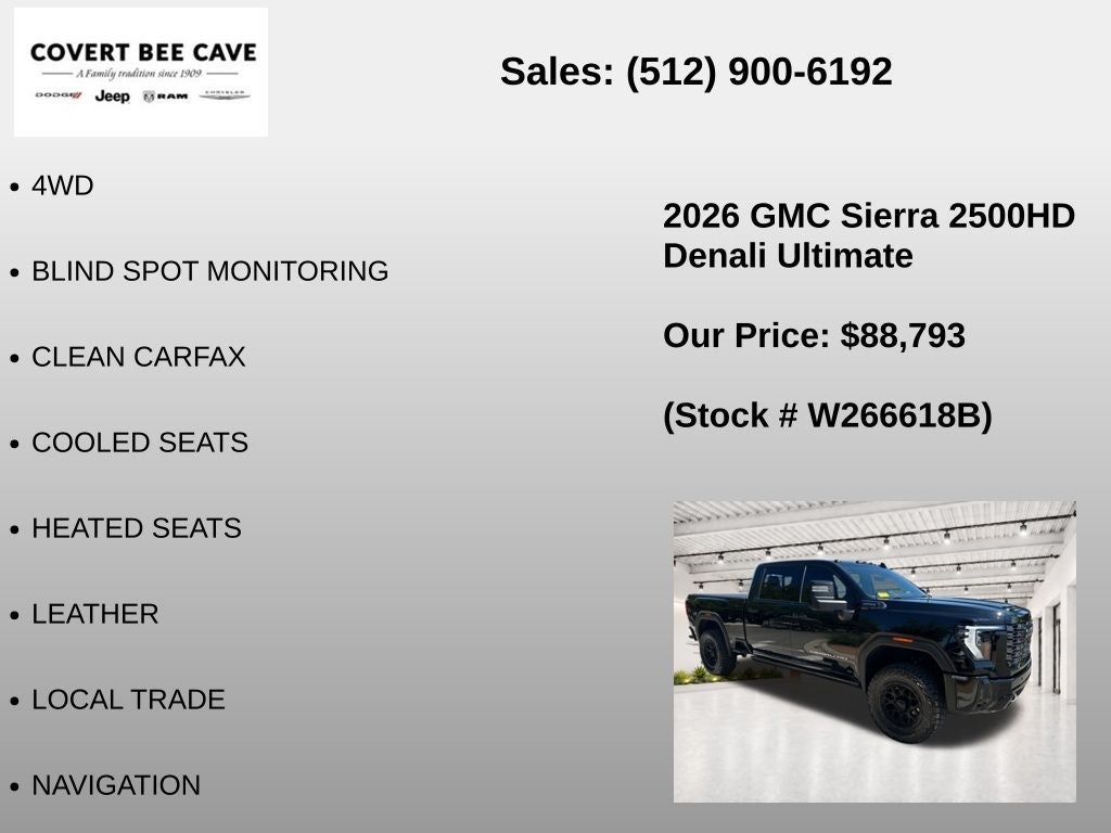 2026 GMC Sierra 2500HD Denali Ultimate