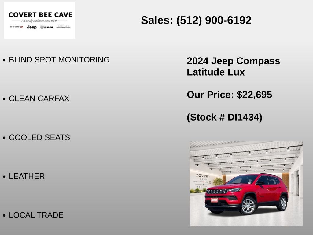 2024 Jeep Compass Latitude Lux