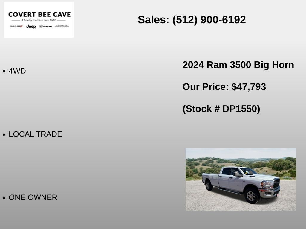 2024 RAM 3500 Big Horn