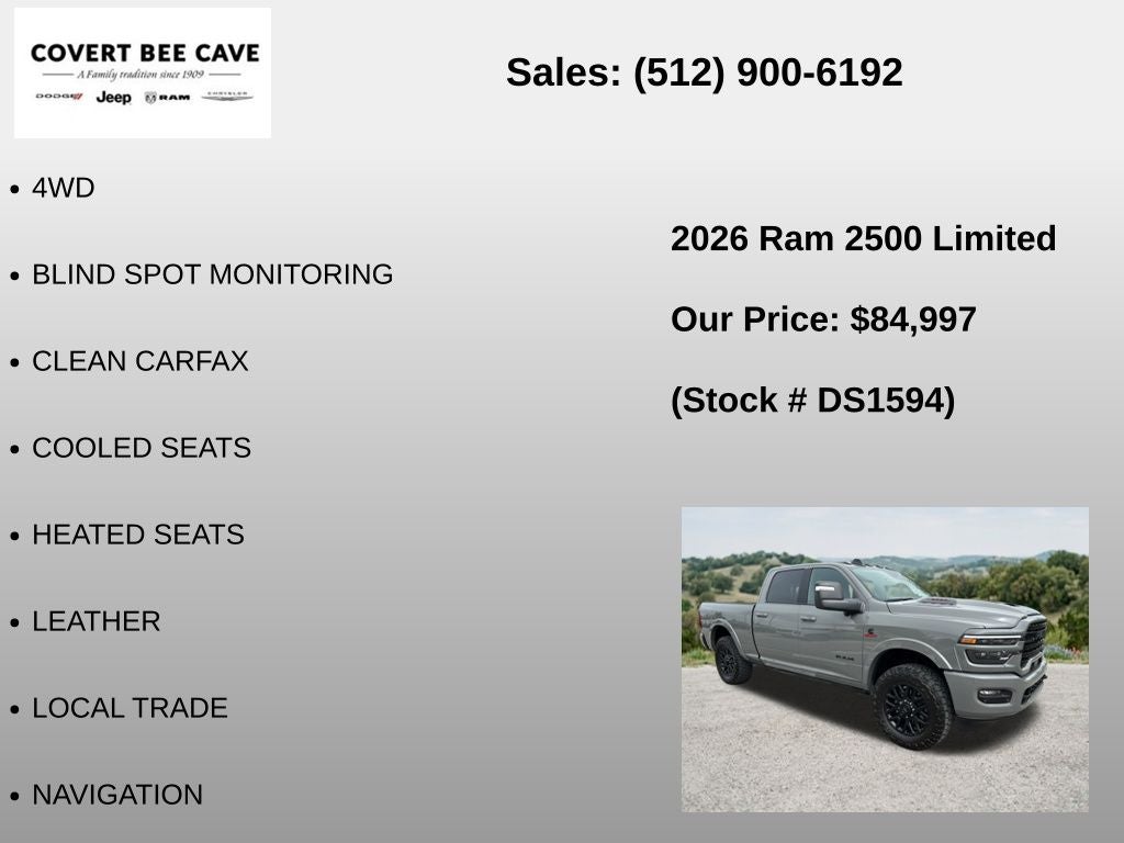 2026 RAM 2500 Limited