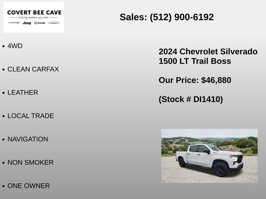2024 Chevrolet Silverado 1500 LT Trail Boss