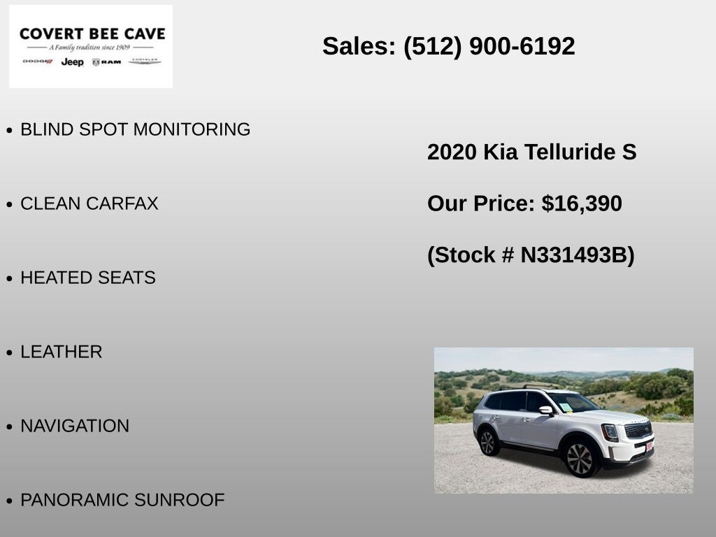 2020 Kia Telluride S