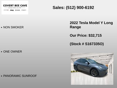 2022 Tesla Model Y Long Range