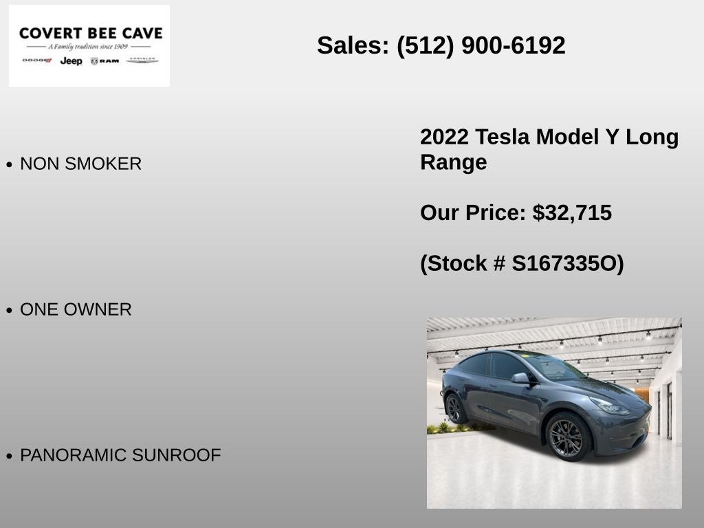 2022 Tesla Model Y Long Range