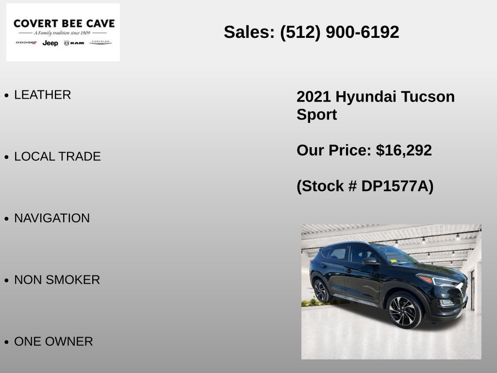 2021 Hyundai Tucson Sport