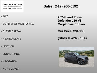 2024 Land Rover Defender 110 Carpathian Edition
