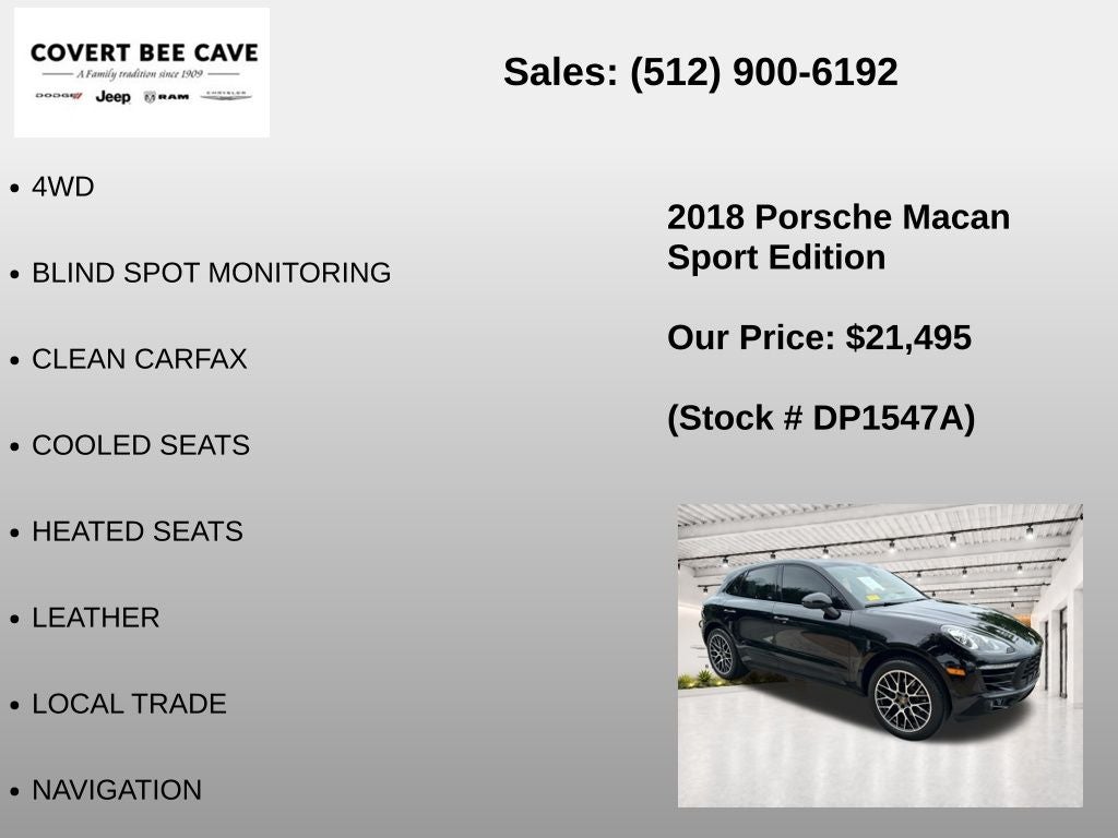 2018 Porsche Macan Base
