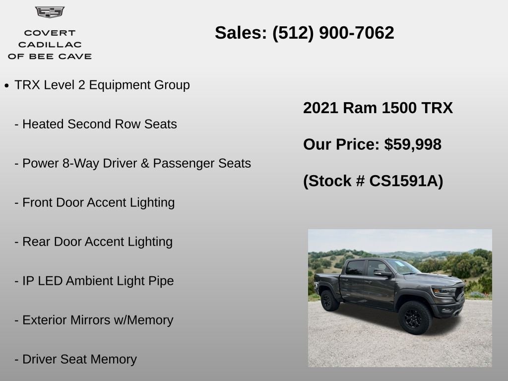 2021 RAM 1500 TRX