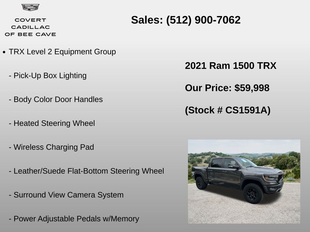 2021 RAM 1500 TRX