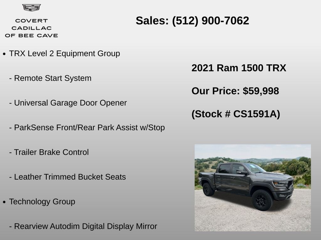 2021 RAM 1500 TRX