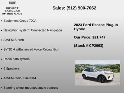 2023 Ford Escape Plug-In Hybrid Base