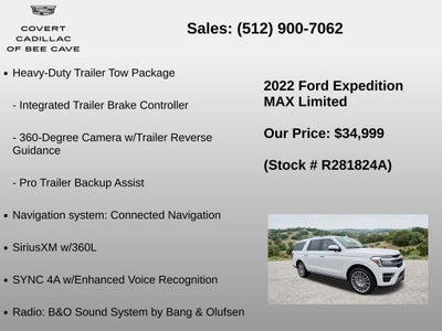 2022 Ford Expedition Max Limited