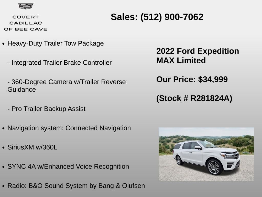 2022 Ford Expedition Max Limited