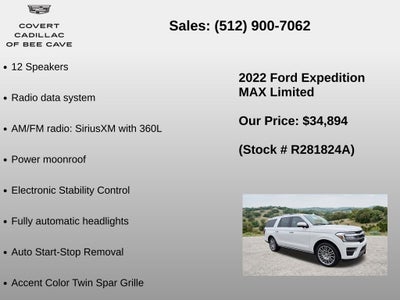 2022 Ford Expedition Max Limited