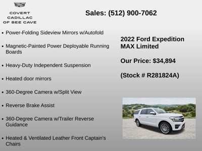 2022 Ford Expedition Max Limited