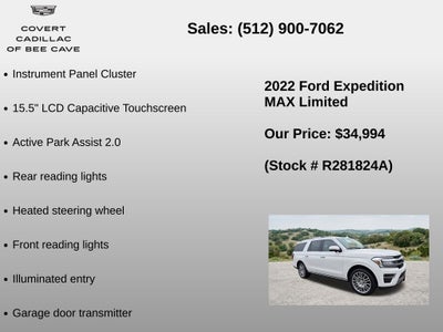 2022 Ford Expedition Max Limited
