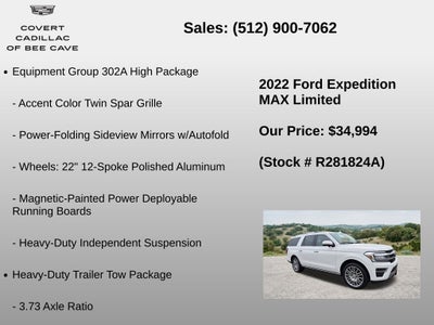 2022 Ford Expedition Max Limited