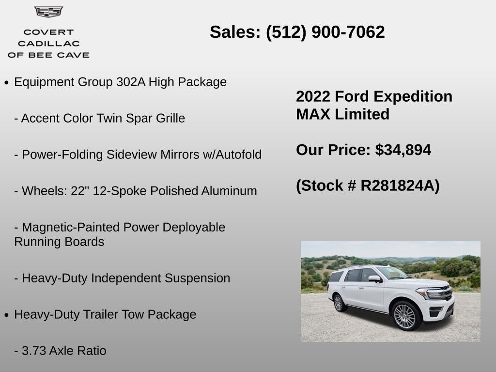 2022 Ford Expedition Max Limited