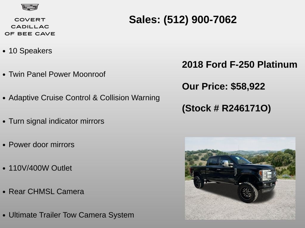 2018 Ford F-250SD Platinum